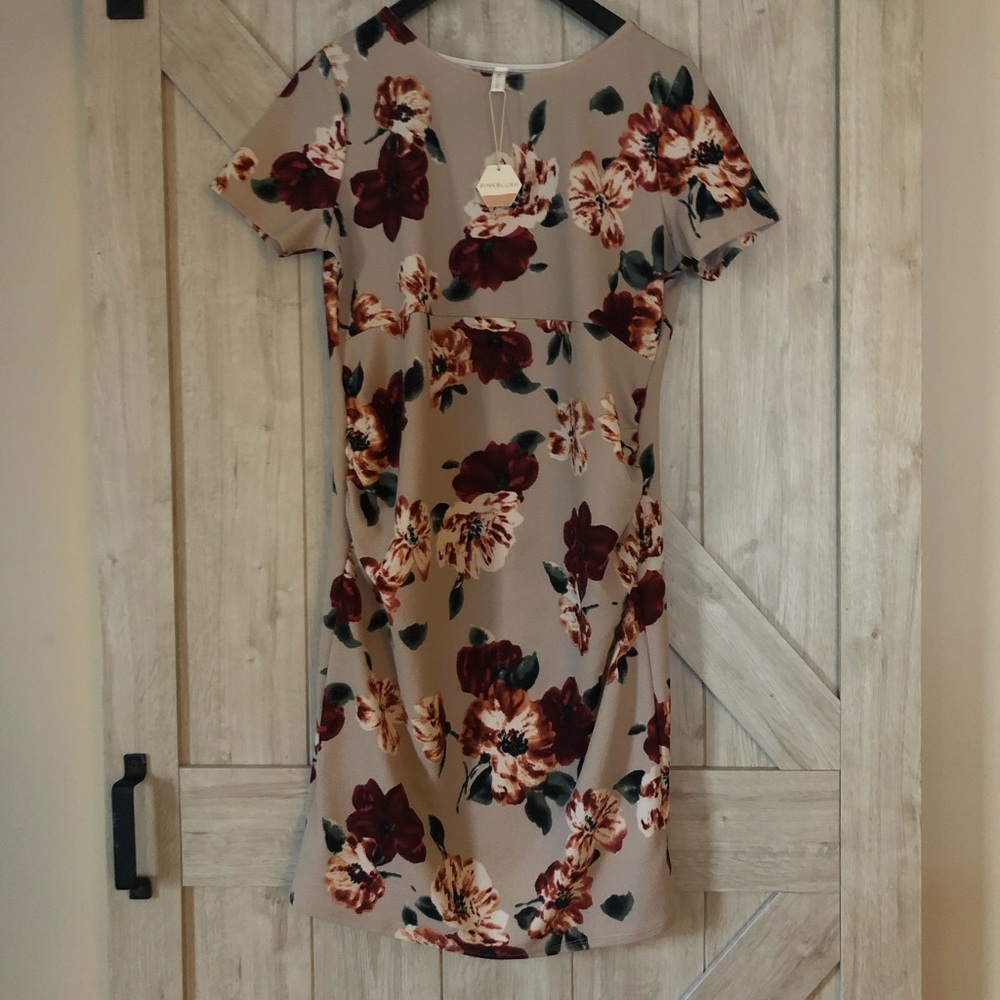 NWT Pinkblush Maternity Floral Dress